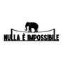 Wallity Nulla E Impossible 1 Escultura de Pared Negra en Metal